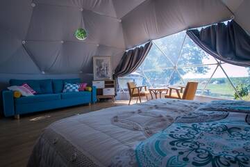 Фото номера Шатер Люкс-шатры Glamping Podgrodzie г. Нове-Варпно 7